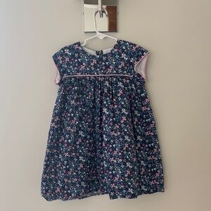 Bisby Charlotte Dress, Navy Highgrove Garden